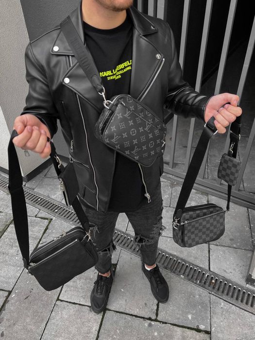 Чоловіча сумка | мессенджер | Louis Vuitton | Мужская сумка |