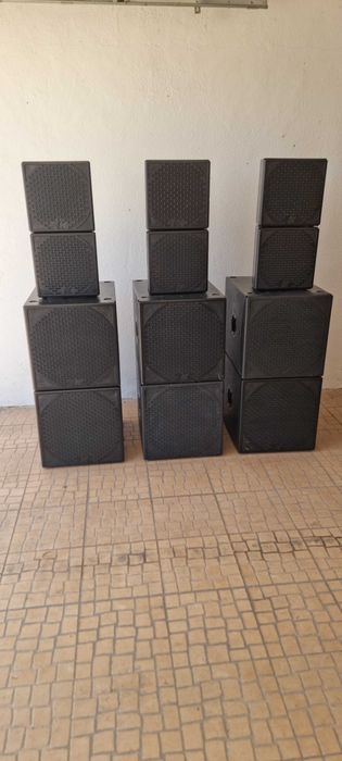 Sistema de Som Profissional K-array Redline (KF12 + KL18)