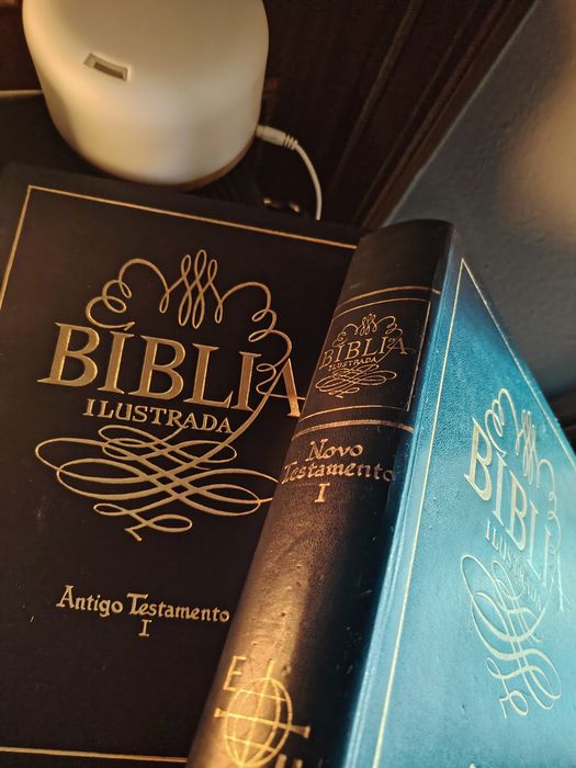 Duas edições de coleção Bíblia Ilustrada