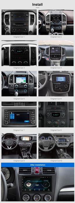 Rádio 2din de 7" android 9 gps wifi usb NOVO