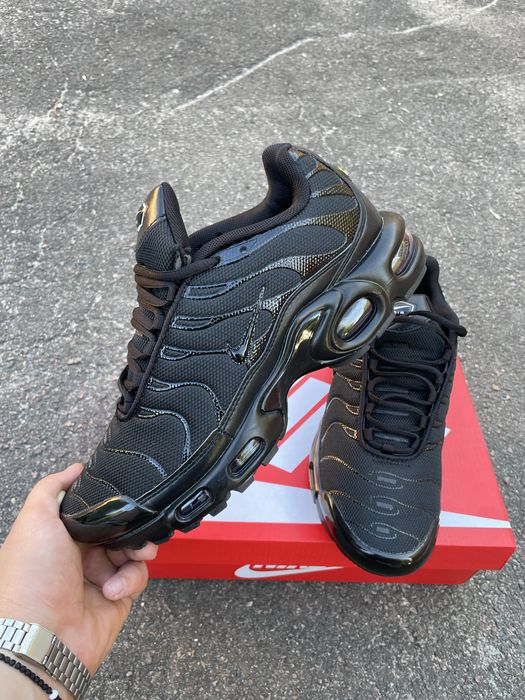 Кроссовки Чоловічі кросівки Nike Air Max Plus TN total Black Розмір 42-43-44