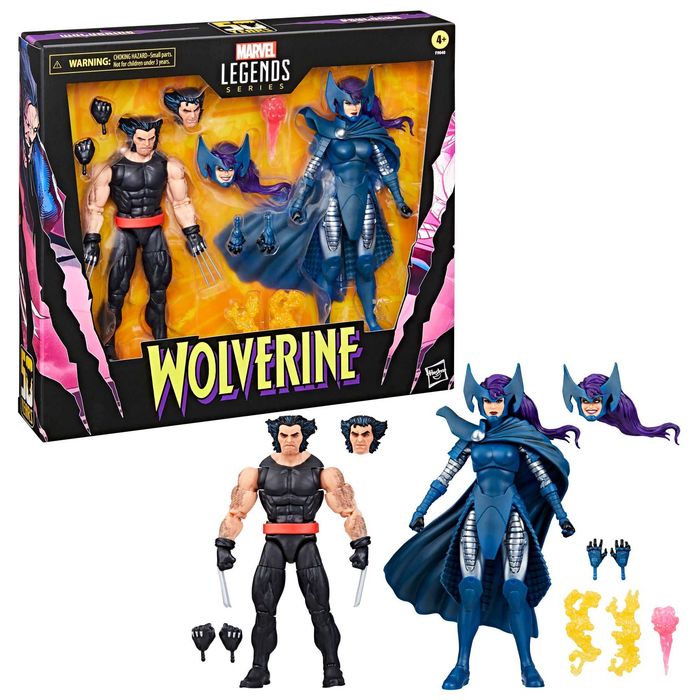 Marvel Legends Psylocke Wolverine 2 Pack Portes Grátis