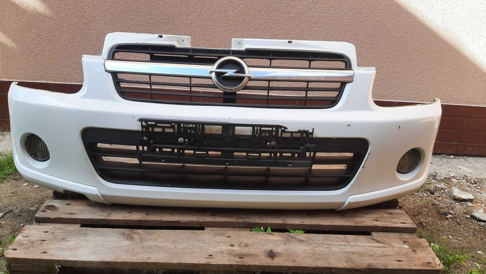 zderzak przedni Opel Agila A lift FL biały kompletny do montażu