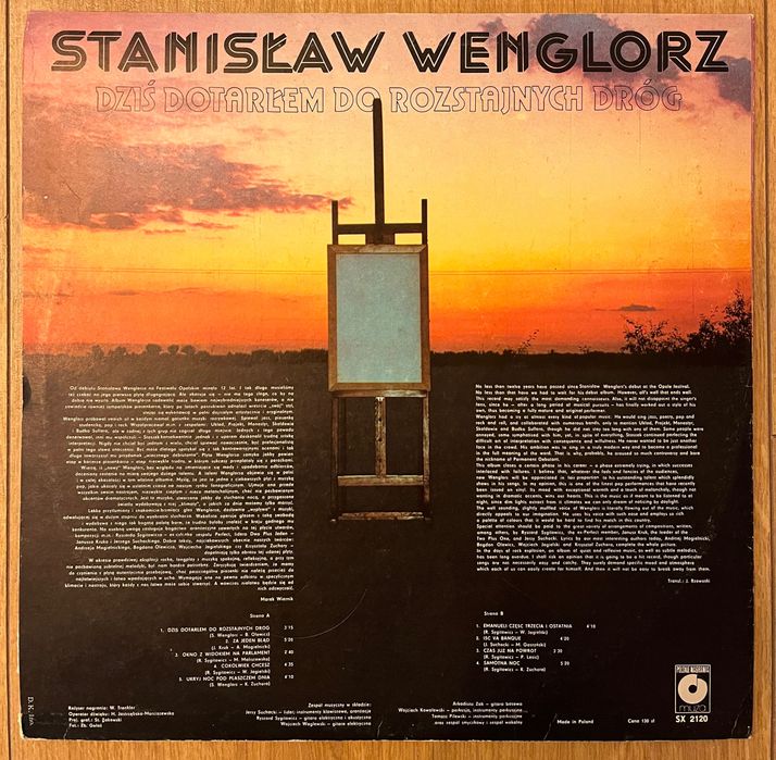 Winyl Stanisław Wenglorz  , Skaldowie , budka suflera