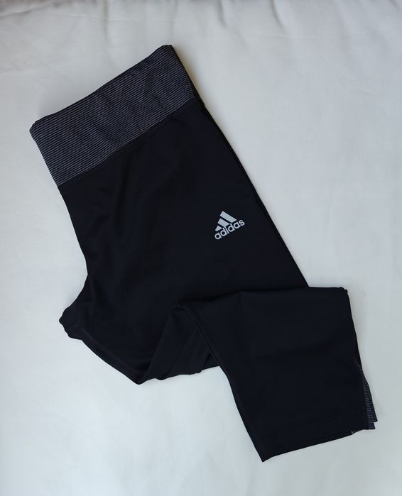 Adidas legginsy sportowe damskie model 3/4 czarne L