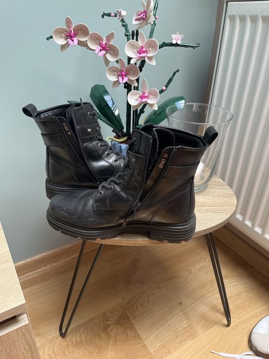 Botki workery 39 czarne vicez