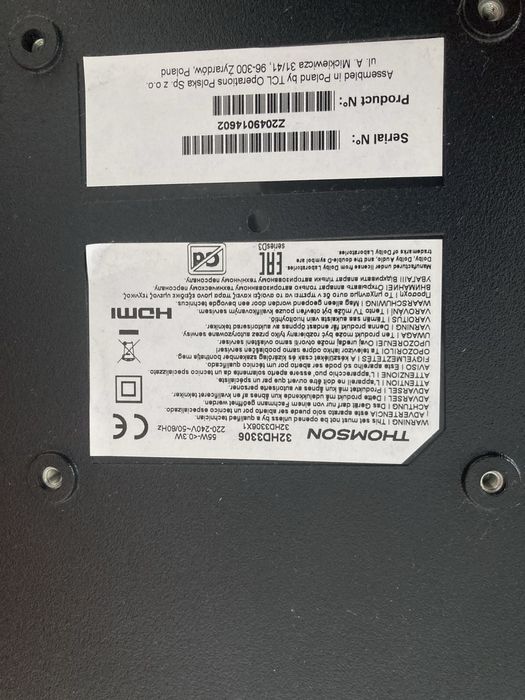 TV thomsom 32 polegadas