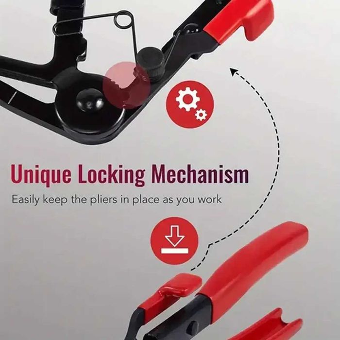 D36-KIT 7 alicates tubos combustível e água, prensa mangueiras