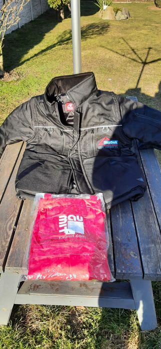 Kurtka i spodnie ogrodniczki