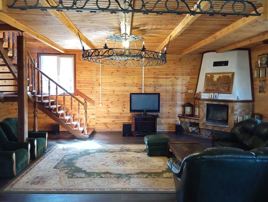 Відпочинок оренда будинку баня на березі озера Велике Облапи