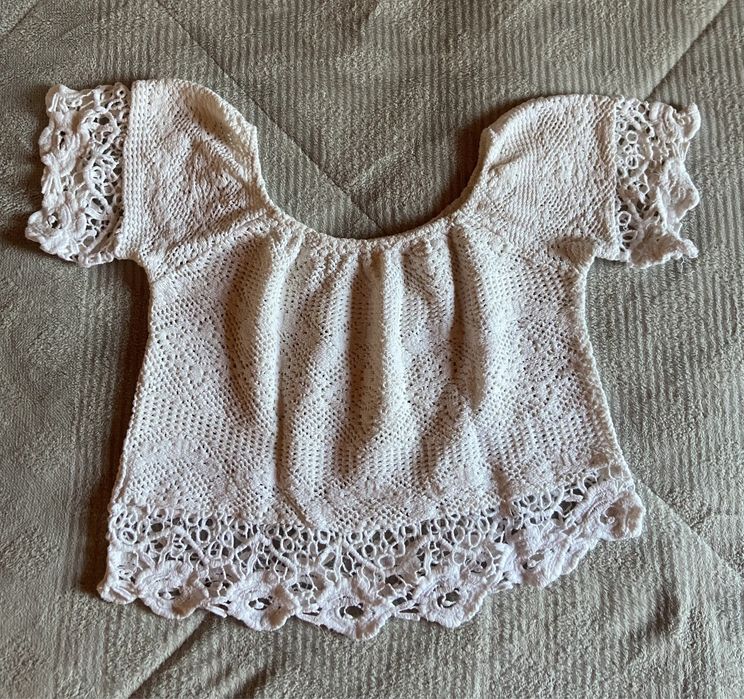 Top de crochet rosa Stradivarius Santo António dos Olivais • OLX Portugal