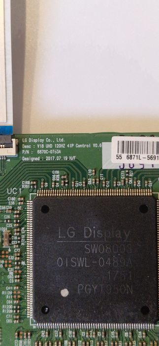 T-CON Philips 55PUS8303/12 6870C-0753A – oryginalny, sprawny, z demont