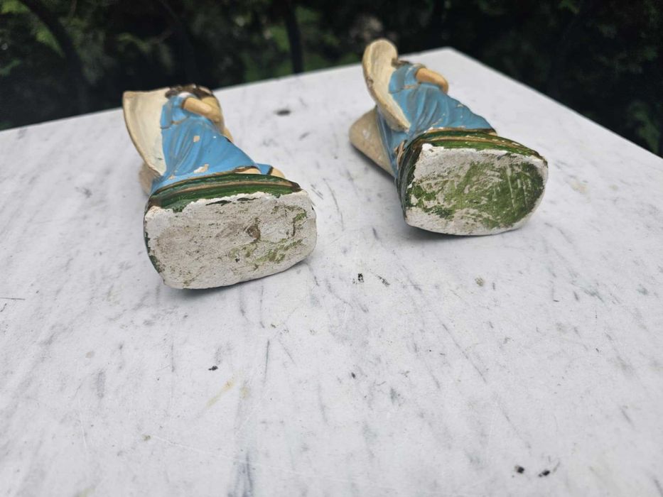 Przedwojenny aniołek,anioł gipsowy,cena za 1 sztukę