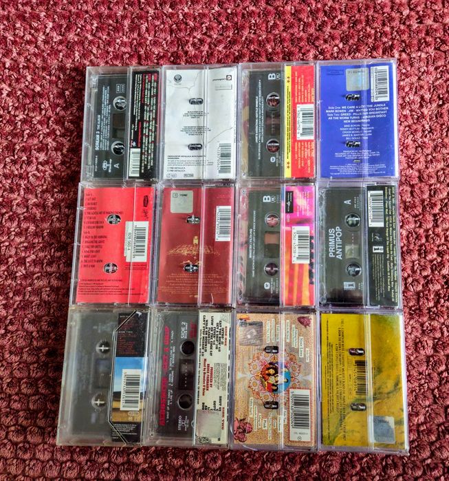 Kasety Audio MC Aerosmith, Metallica, SCREAM 3 OST, Jane's Addiction ,