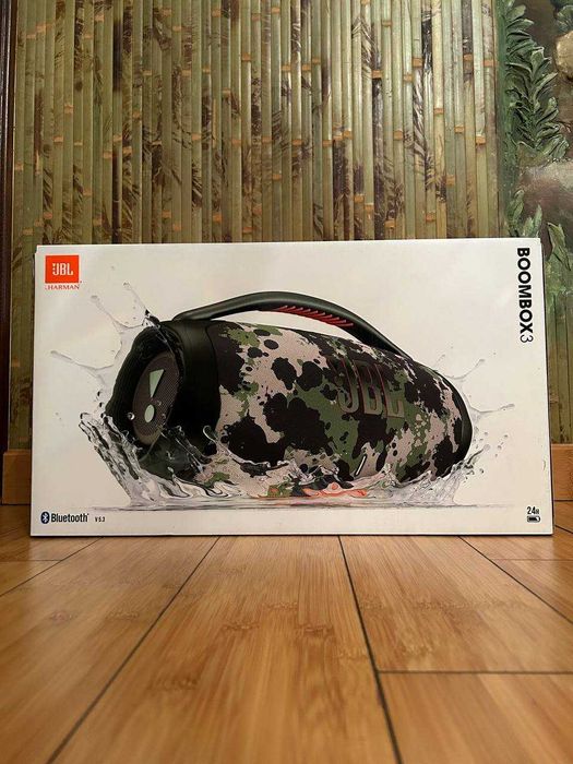 Акустика портативна JBL Boombox 3 Squad Camouflage (Колонка)