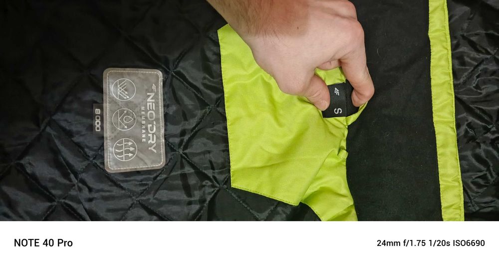 Kurtka narciarska 4F S męska zimowa membrana 8000