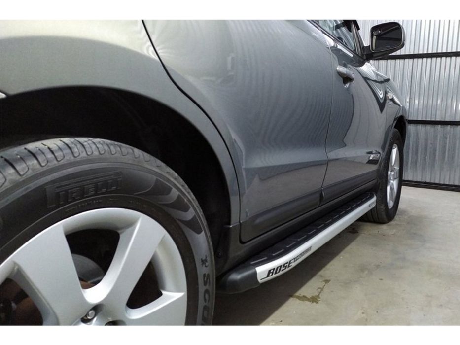 Hyundai SantaFe Боковые пороги Fullmond