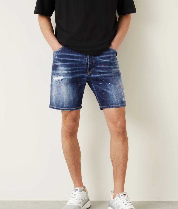 DSQUARED2 jeansowe szorty MARINE SHORT spodenki NEW