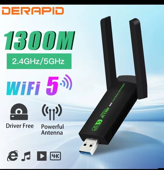 WiFi USB двох діапазонний адаптер
