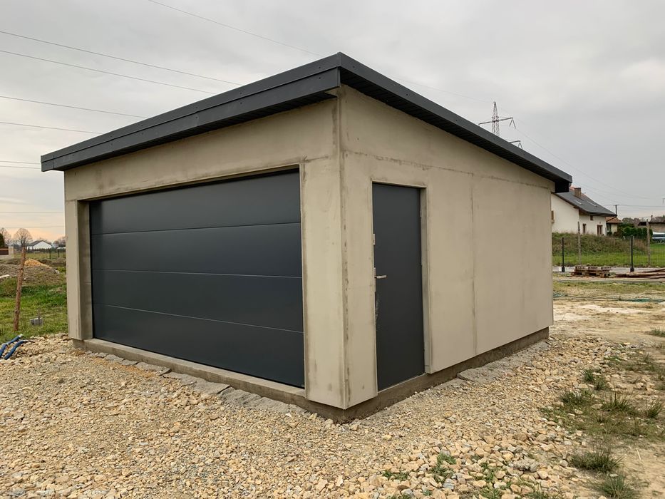 Garaż szkieletowy dwustanowiskowy 35m2 - Johny House