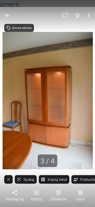 Komplet mebli , komoda , serwantka , stół