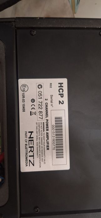 Coluna HERTZ e Amplificador HERTZ