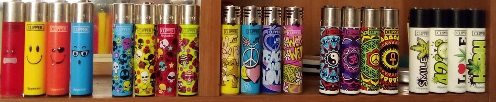 Clipper coleção de isqueiros