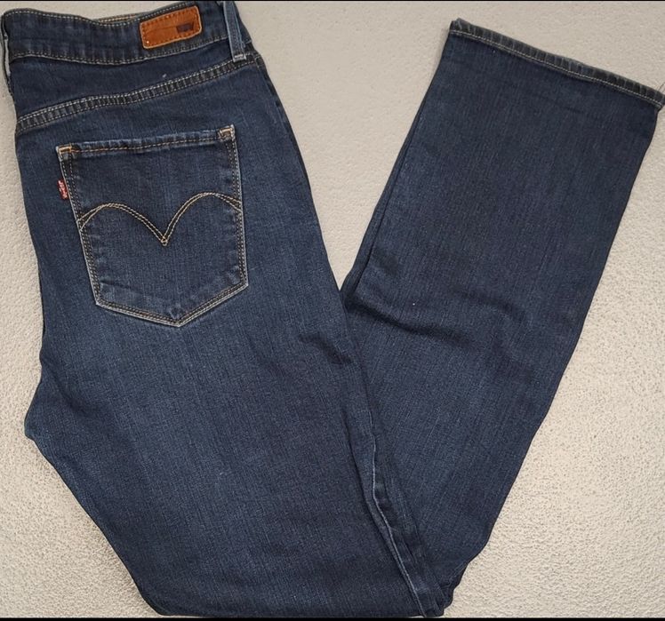 Wr) LEVI'S Classics Rise oryginalne spodnie jeansowe Roz.32/32