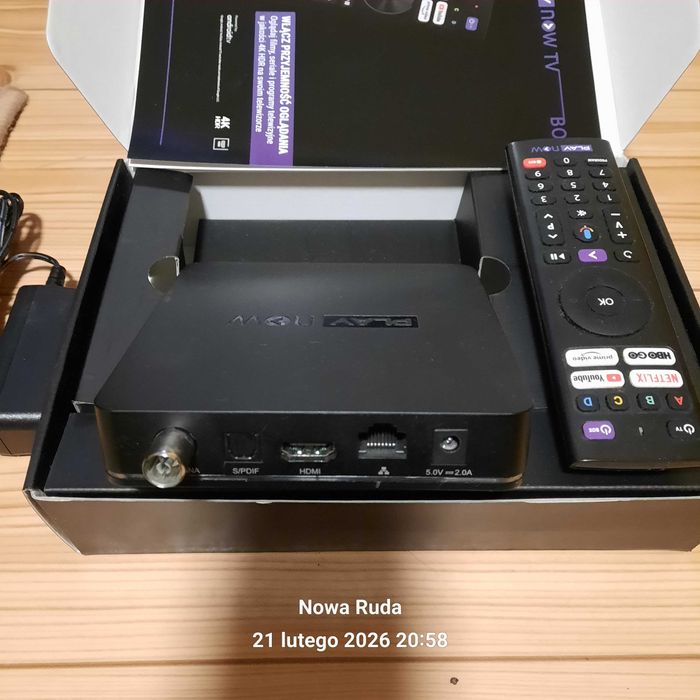 ekoder Play Now TV Box,Google Chromecast,Netvlix,HBO,4K,WiFi.