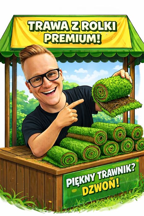 Trawa z Rolki Premium ! Certyfikat ! Producent ! Nawozy ! Kosiarki !