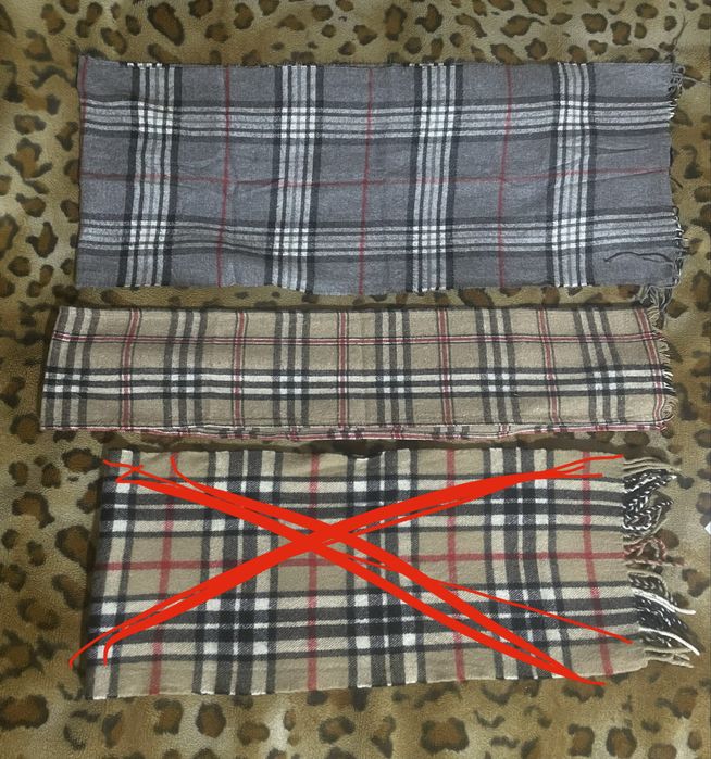Вінтажні шарфи (по типу Burberry, Barbour)
