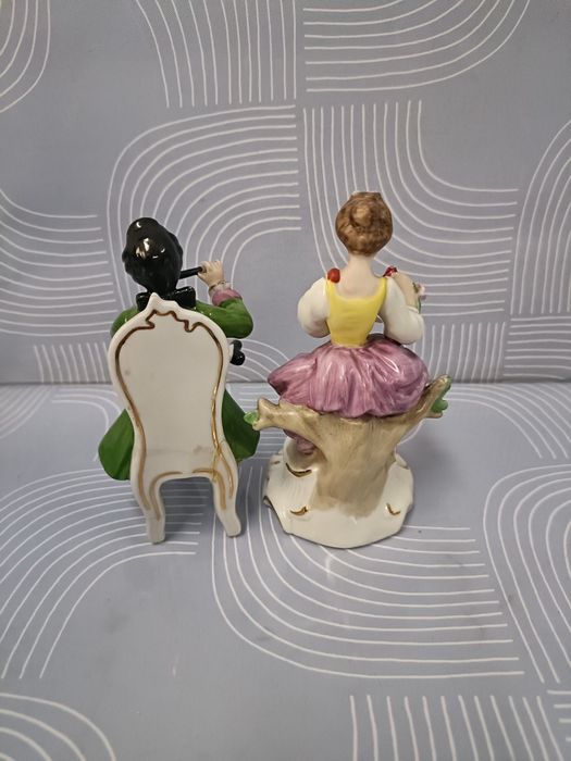Figurki porcelanowe rokoko