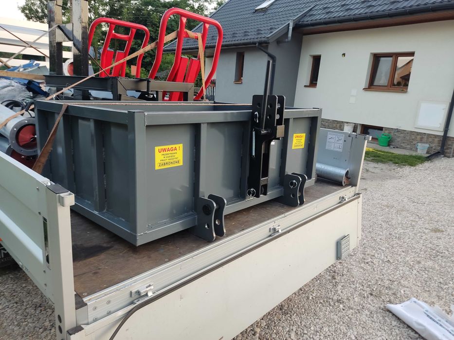 SOLIDNA Nowa skrzynia transportowa na tylni tuz- do traktora TRANSPORT