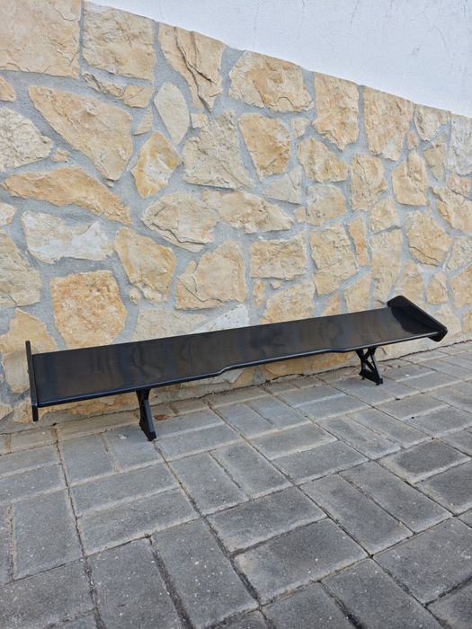 Spoiler ajustável universal carbono