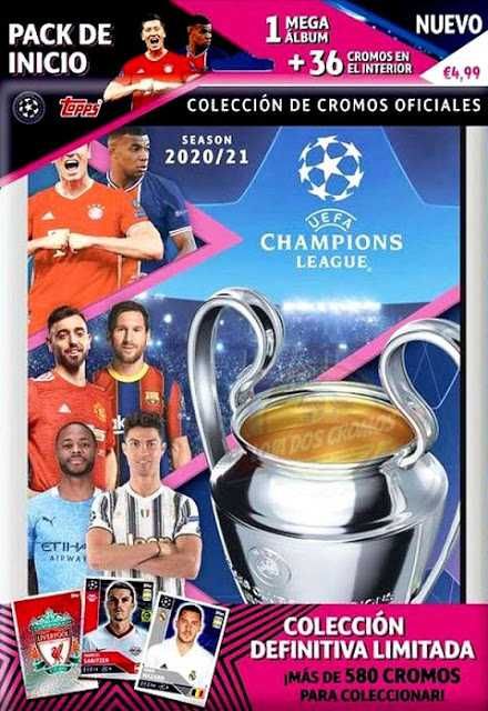 Cromos Topps "Champions League 20/21" (ler descrição)