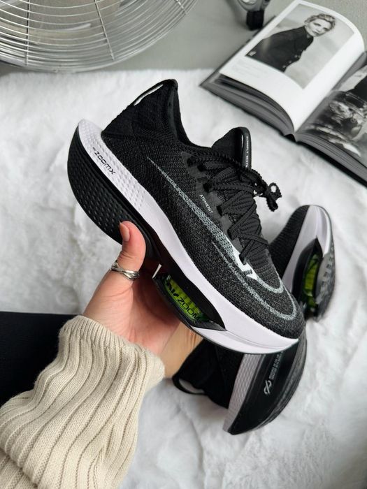 ФАВОРИТ! Nike Air Zoom Alphafly Next 2 Black/White 36 - 45 найк зум