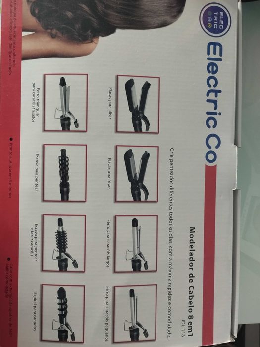 Modelador de cabelo 8 em 1