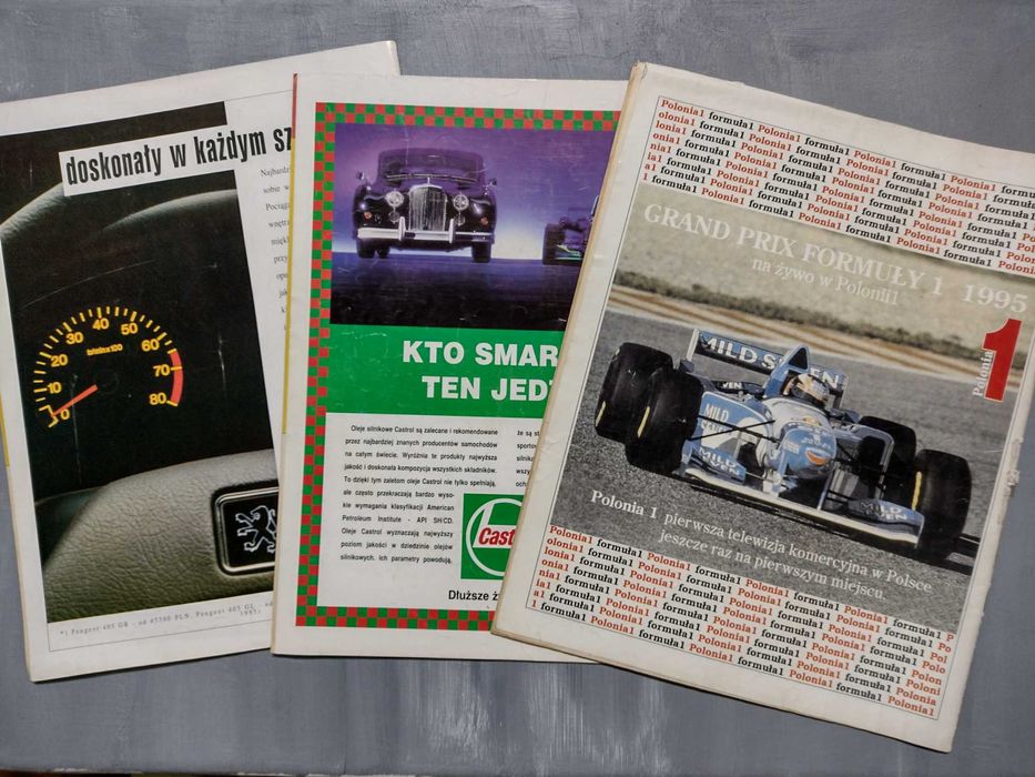 Miesięcznik motoryzacyjny "Super Motor" z rocznika 1995, 2 szt.