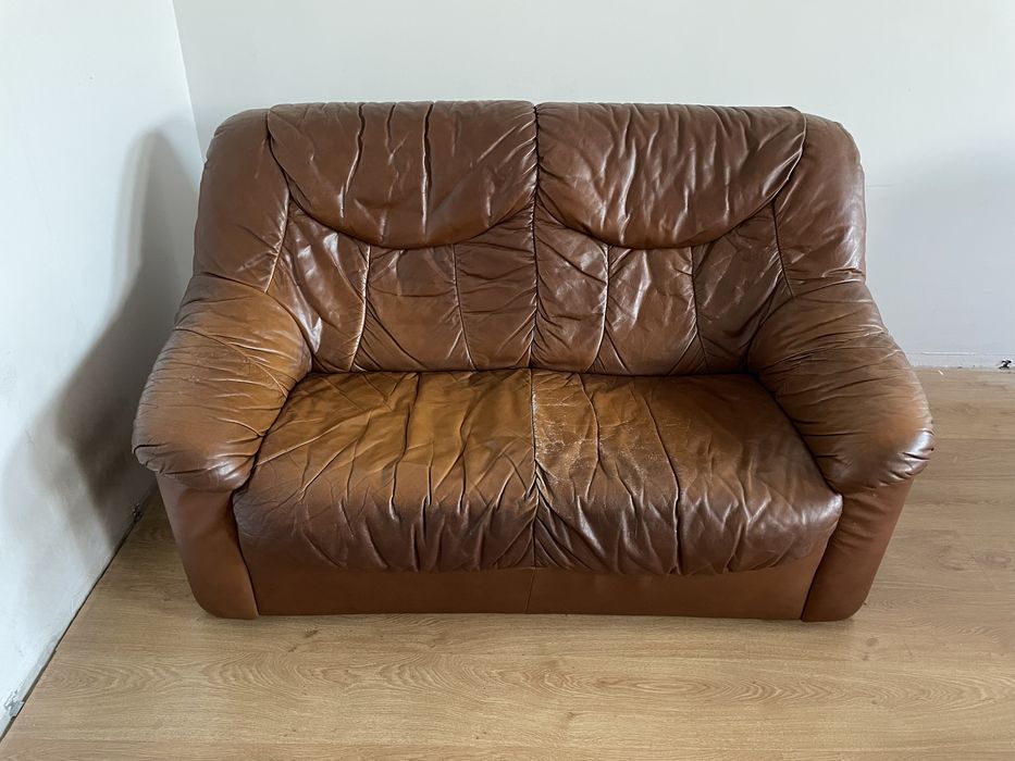 3x sofa skórzana