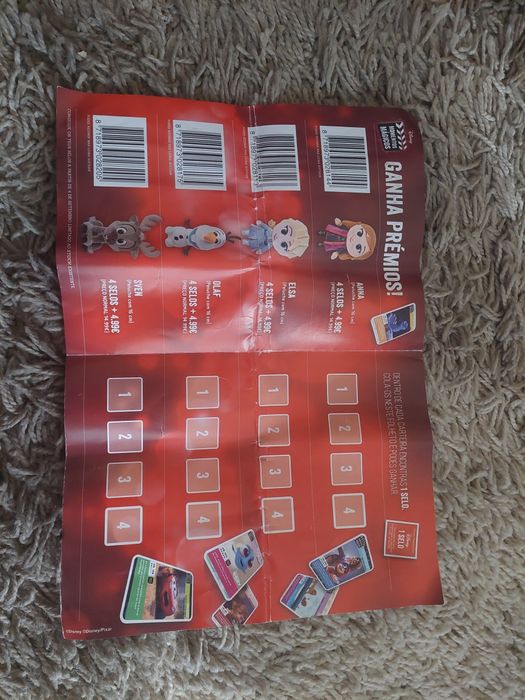 Cartas momentos mágicos Auchan