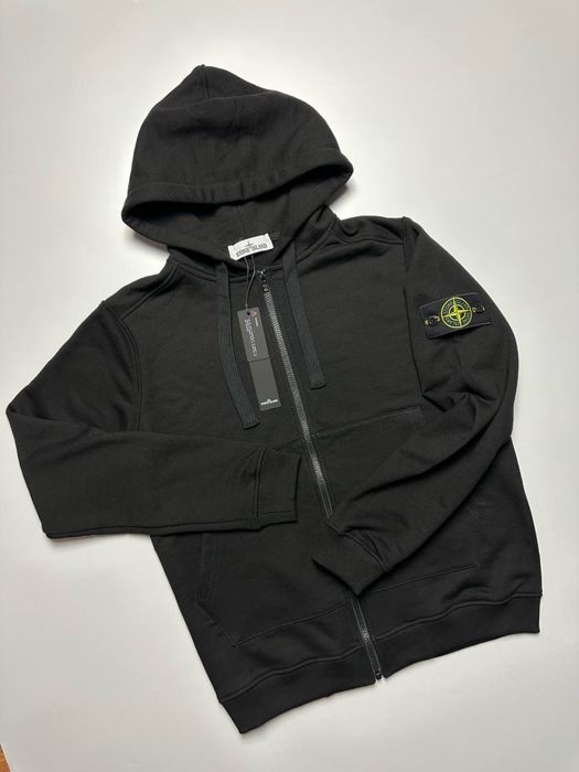 Зіп худі Stone Island | Кофта Стон Айленд Біла Чоловіча | Стонік