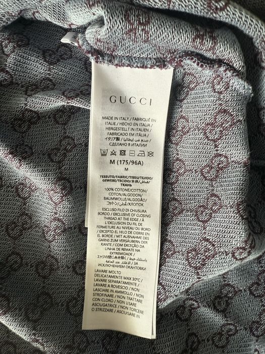 Gucci piquet cotton jacquard polo shirt