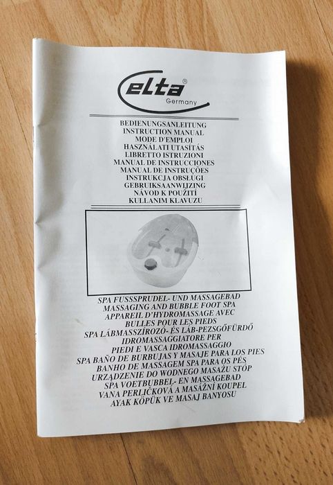 Elektryczny masażer do stóp