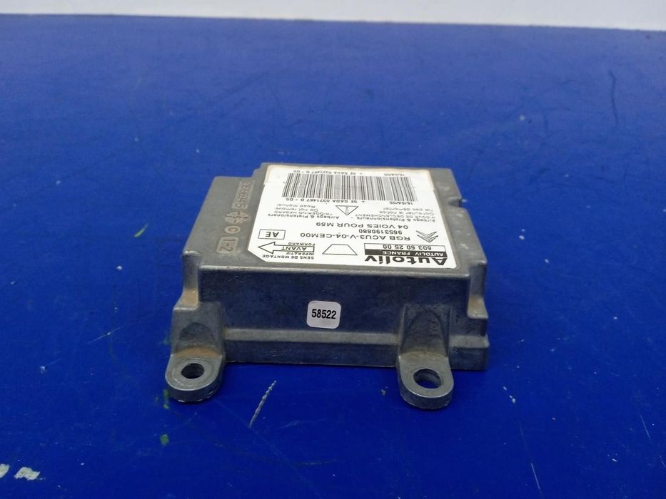 CENTRALINA AIRBAG CITROEN BERLINGO / BERLINGO FIRST LIMUSINA 2002 -9653190880