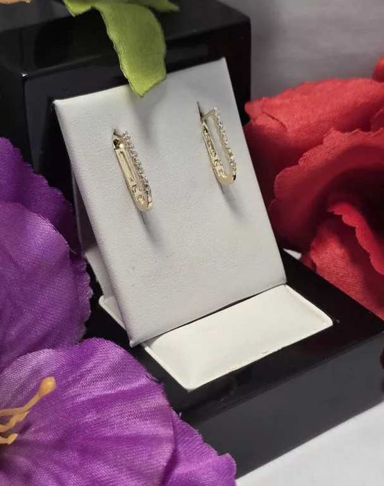 Złote Kolczyki 585 1,91g