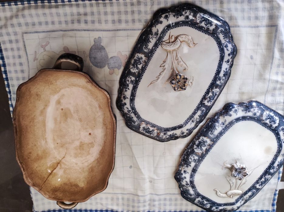 Louça Sacavém - pratos e terrina