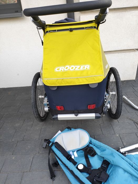 Przyczepka rowerowa Croozer 1 amortyzacja 3w1 riksza