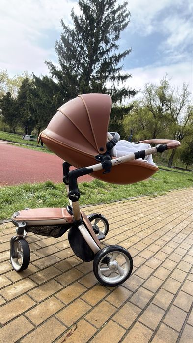 Коляска коричнева  Mima Xari 2 в 1