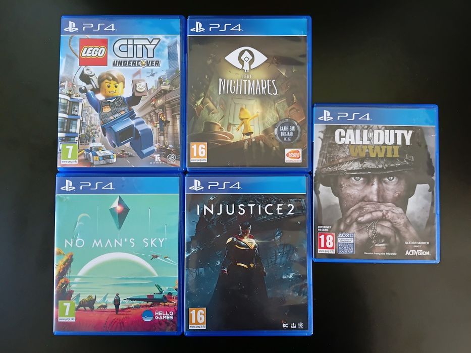 Диски Sony PlayStation 4 5шт +1шт Xbox