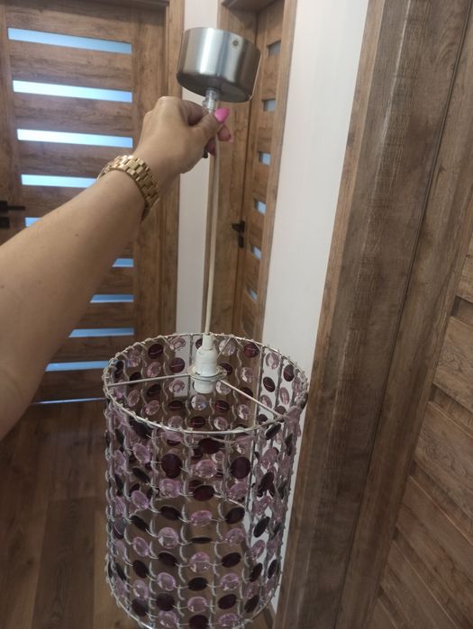 Żyrandol styl glamour